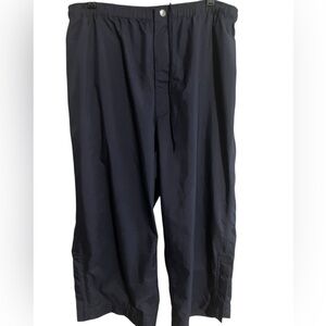Polo Golf Ralph Lauren Rain Pants Stretch Waistband Zip Ankle Navy Mens XL